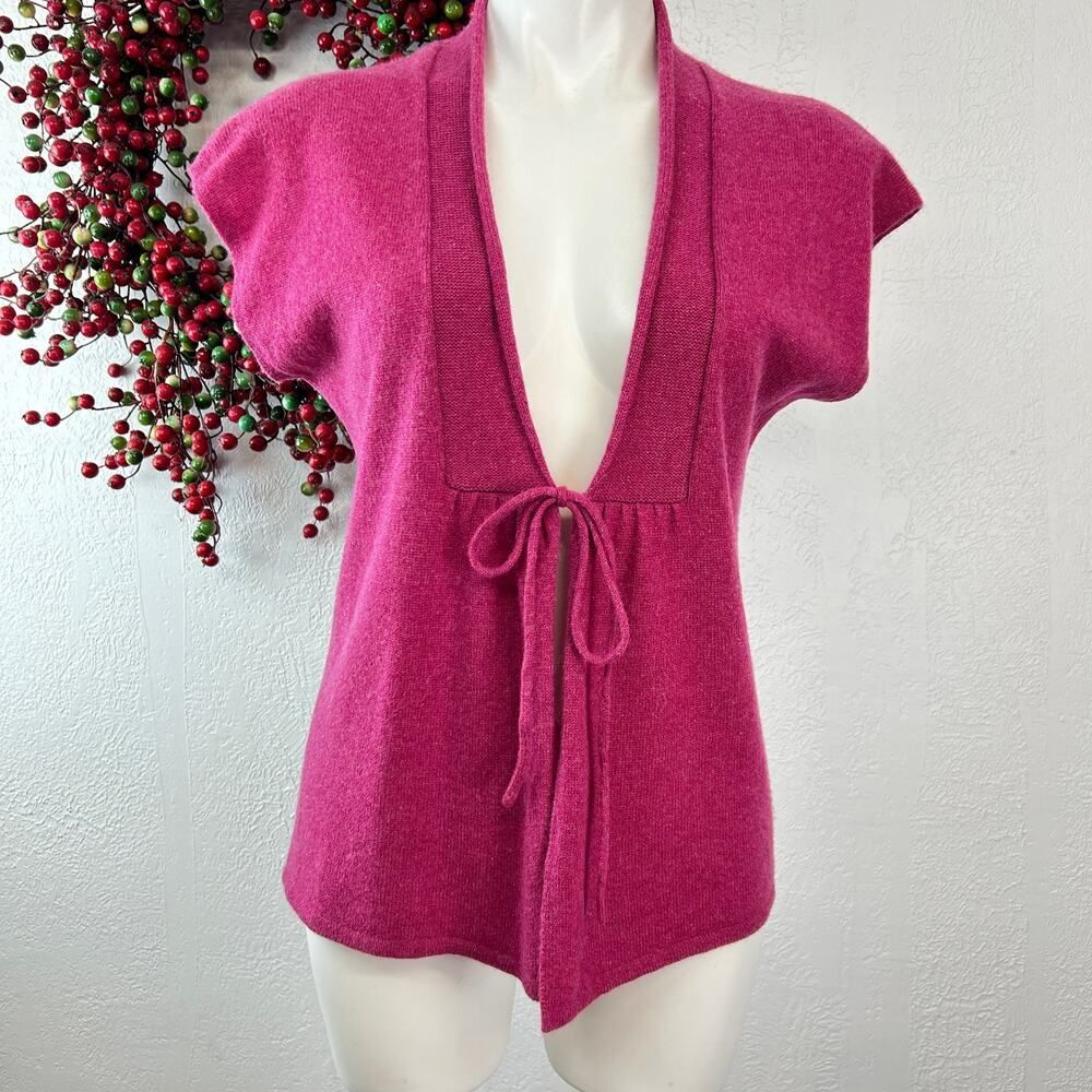 Cynthia Rowley Cashmere Pink Sweater Cardigan